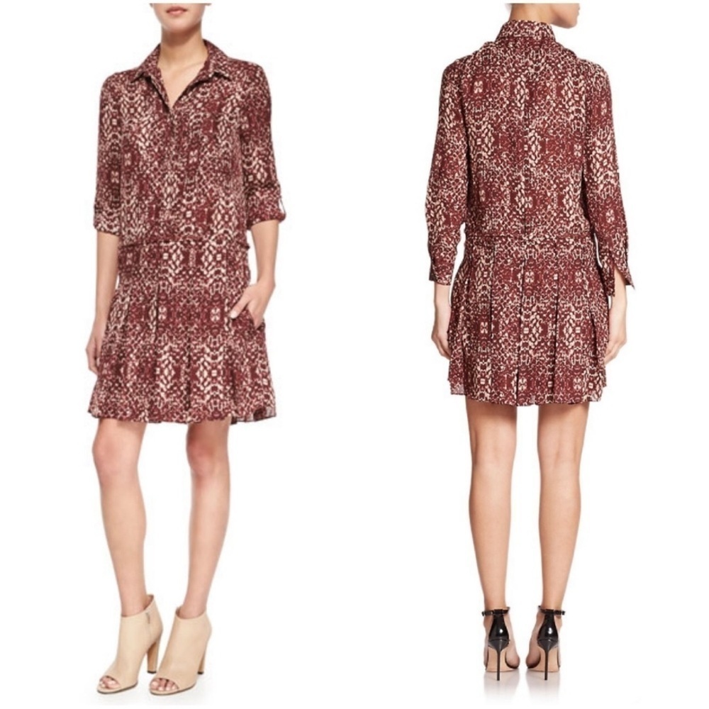 Haute Hippie Chloe Silkshirt‎ Dress Sz S